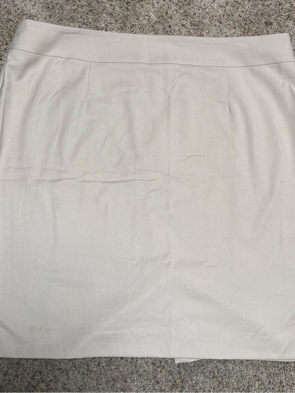 Alex Marie Beige/Blush Pencil Skirt